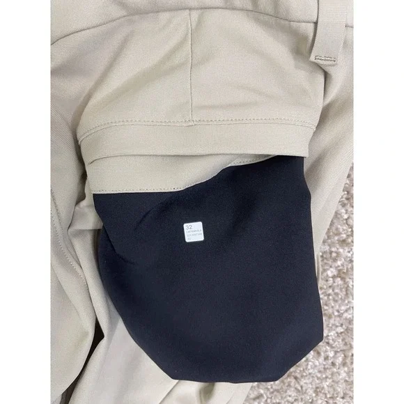 Lululemon Commission‎ Relaxed Fit Khaki Chino Shorts  Inseam Men's Size 32 - Picture 8 of 11